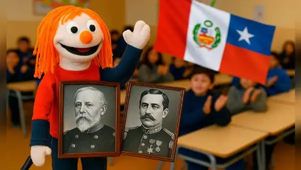 Show de títeres en colegio de Chile enaltece a peruanos durante Batalla de Arica: "Perú luchó con honor sabiendo que iba a perder”