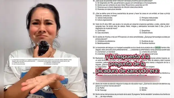Enfermera peruana desata risas en TikTok al revelar pregunta en examen Serums 2025: “¿A qué hora pica el zancudo?”