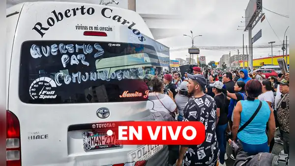 EN VIVO | Transportistas acatan paro en Lima y Callao: suspensión de rutas, bloqueos y más gremios se suman