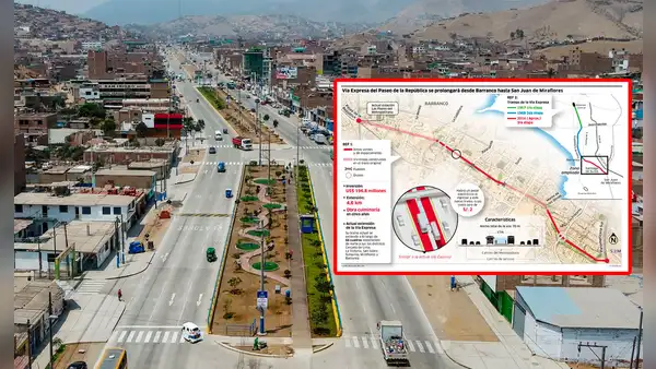 ¡Mejora el tráfico en Lima! 5 km de carriles auxiliares se inauguran en la Vía Expresa Sur