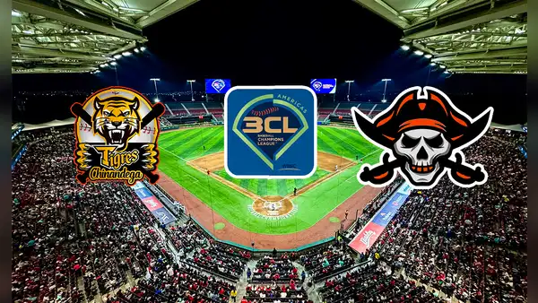 Juego de los Tigres de Chinandega vs Santa María Pirates HOY EN VIVO vía Viva Nicaragua Canal 13 por Baseball Champions League