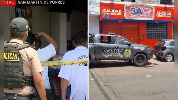 Trabajadora de minimarket se resiste a robo y le prenden fuego en SMP: fue evacuada de emergencia al hospital