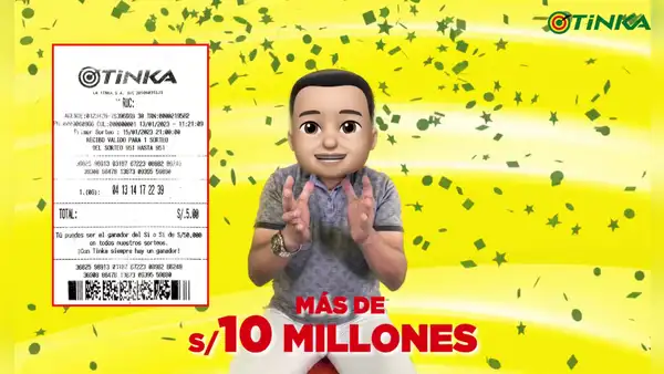 Vecino de Villa María del Triunfo ganó S/10 millones en La Tinka al dejar que la maquina elija el número 13: "Era considerado de mala suerte"