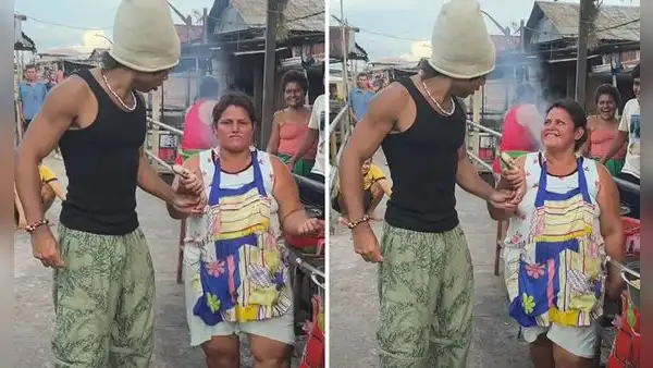 Peruana se roba el show al realizar video con tiktoker Noel Goes Crazy: “Iquitos, otro nivel”