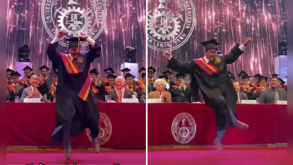 Joven ayacuchano celebra su graduación en la UNI al ritmo de carnaval y emociona en redes sociales: "Cualquiera no es ingeniero"