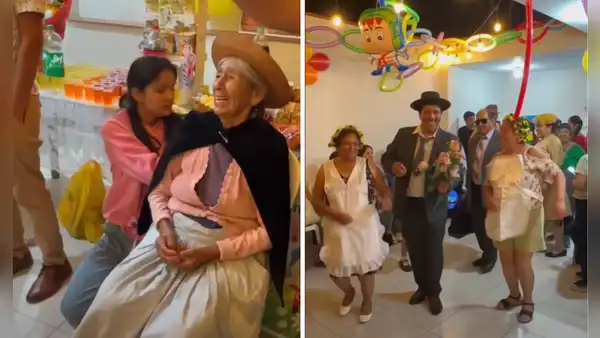 Adulta mayor celebra su cumpleaños con emotiva fiesta temática del Chavo del Ocho organizada por su familia