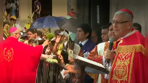 Arzobispo de Lima: "Empezamos Semana Santa en medio de la violencia de mafias por leyes que las protegen”