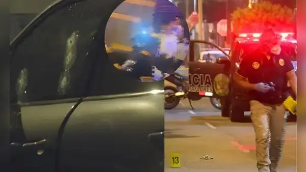 Delincuentes disparan ferozmente a camioneta y dejan herido a policía en Miraflores