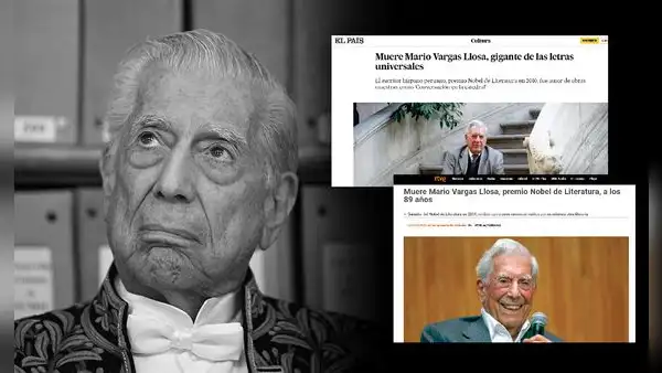 "El gigante de las letras universales": así informa la prensa internacional la muerte del nobel peruano Mario Vargas Llosa