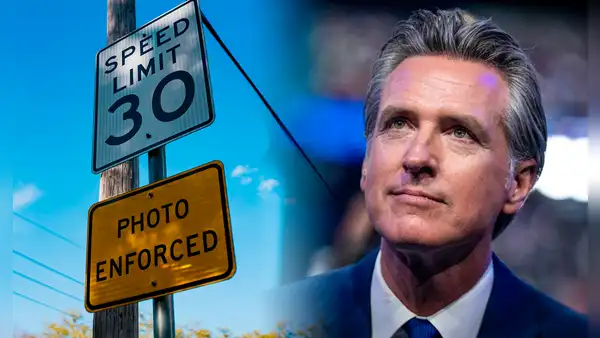 La ley de tránsito firmada por Gavin Newsom que impone fuertes multas a conductores en California