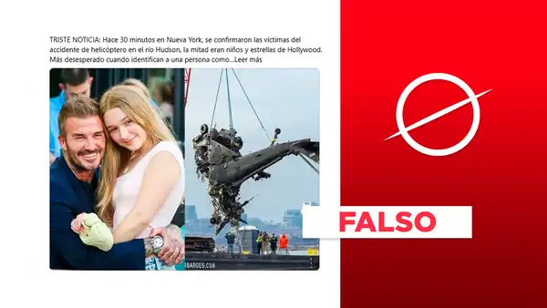 Actores de Hollywood no fallecieron en el accidente del río Hudson en Estados Unidos