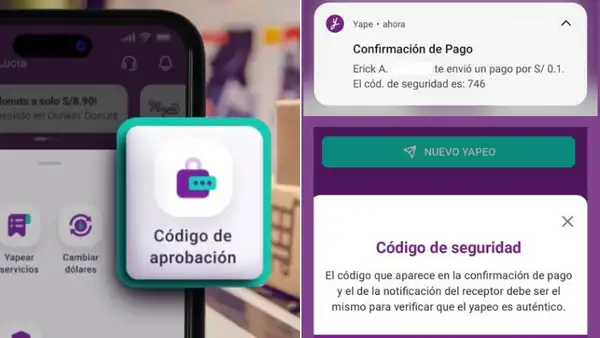 Yape 2025: ¿en qué se diferencia el nuevo código de seguridad del código de aprobación en la app y por qué son importantes?
