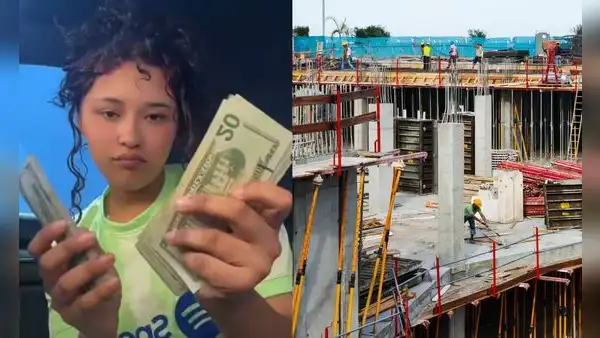 Latina en Florida revela cuánto dinero gana trabajando en construcción de lunes a sábado: "El cheque me salió de..."