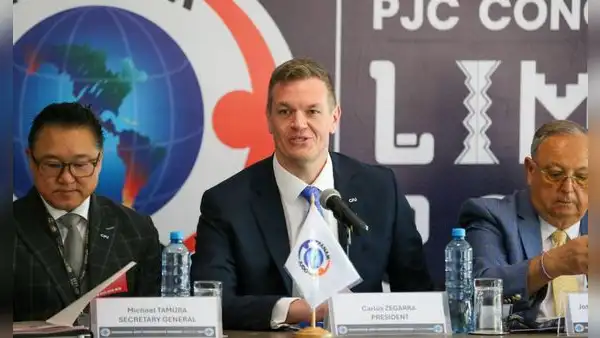 Carlos Zegarra Presser es reelegido por unanimidad como presidente de la Confederación Panamericana de Judo