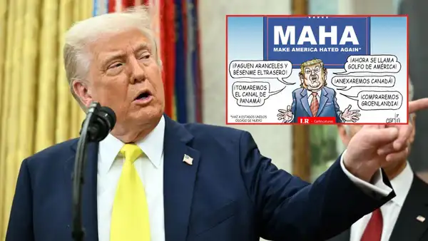 "Haz a EE.UU. odiado de nuevo": Carlincatura retrata a Donald Trump decidido a ganarse el desprecio del mundo por aumento de los aranceles