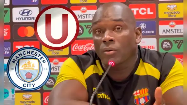 DT de Barcelona responde fuerte a las críticas tras perder con Universitario en Ecuador: "Miren al Manchester City"
