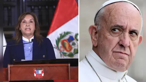 Dina Boluarte anunció misa por el papa Francisco luego de que el Congreso rechazó su pedido para ir al Vaticano