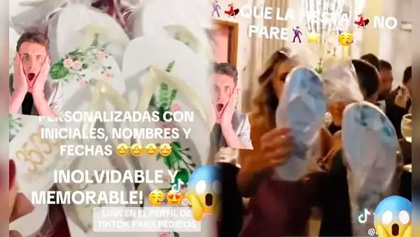 Alejandra Baigorria regala sandalias a sus invitados en su boda con Said Palao: “Para que no se vayan”
