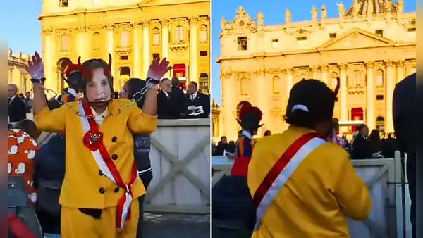 Dina Boluarte en el funeral del papa Francisco: activista representó a la presidenta con esposas ante el Vaticano