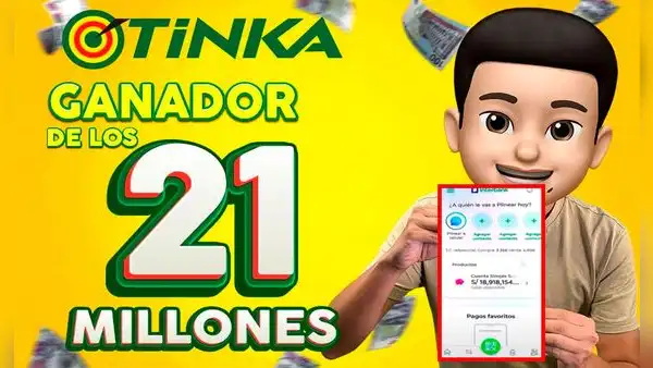 Peruano ganó S/21 millones en La Tinka y lotería mostró cómo el dinero ya está en su cuenta bancaria: es el primer millonario del 2025