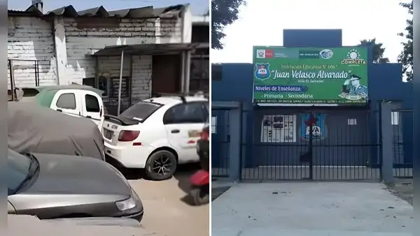 Cochera ilegal funcionaba dentro de colegio en VES y padres acusan al cuidador de intimidar a los escolares: "Ofrece caramelos y los llama"