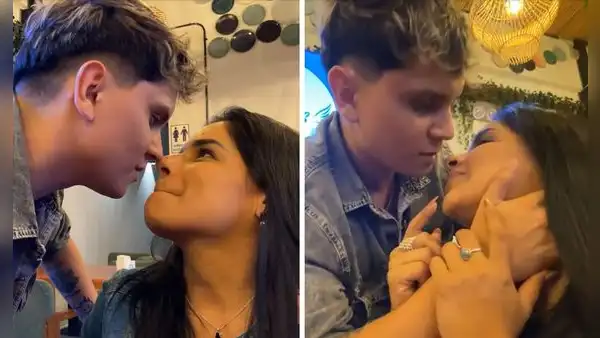 Streamer Jota besa sin consentimiento a Giuliana Rengifo en transmisión de Kick y genera polémica