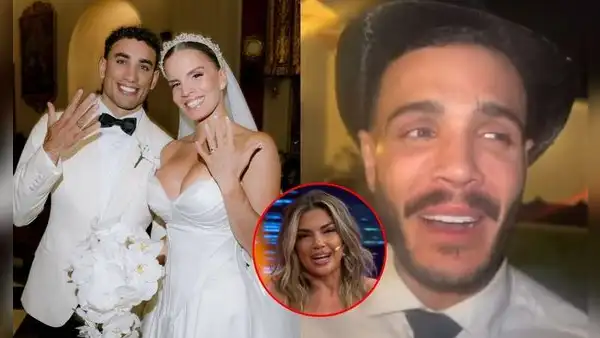 Alejandra Baigorria celebraría su primer mes de casada con el alcohol que sobró de su boda y usuarios advierten: “Irivarren, no vayas”