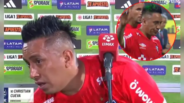 Christian Cueva abandonó entrevista: hinchas de Alianza Lima le arrojaron objetos al final del partido