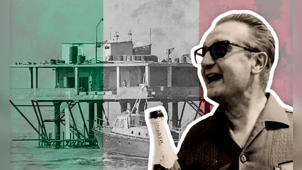 Ingeniero italiano construyó su propia 'isla', intentó crear un nuevo país y desafió el orden lógico del mundo