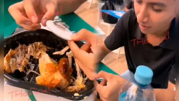 Joven peruano compra pollo a la brasa en conocido supermercado y queda en shock con lo que encontró