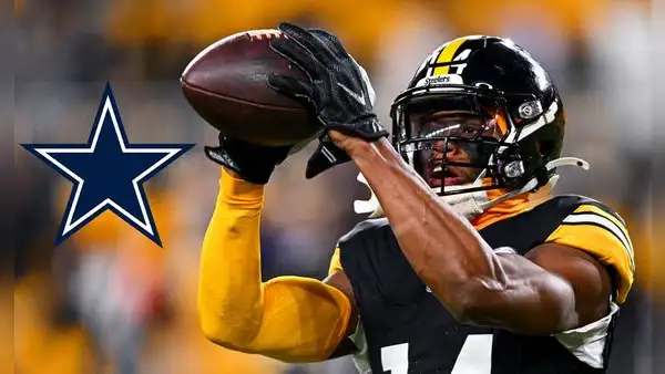 ¡Remezón en la NFL! Receptor George Pickens llega a los Dallas Cowboys en intercambio con Steelers