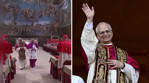 Así celebraron los cardenales la elección del nuevo papa León XIV dentro de la Capilla Sixtina
