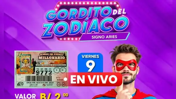 Resultados Lotería Nacional de Panamá EN VIVO: números ganadores Gordito del Zodiaco hoy, 9 de mayo, letras y serie vía Telemetro