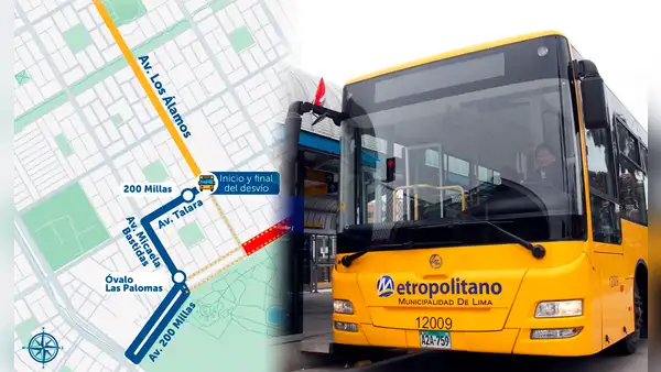 ATU anuncia desvío del Metropolitano en Villa El Salvador por cierre de Av. 200 Millas: estas son las rutas alternas