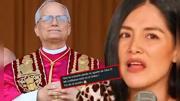 Katy Jara explota contra usuarios por fuertes críticas por su mensaje sobre el Papa peruano León XIV: "¡No digas tonteras!"