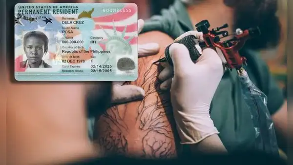 Nuevo obstáculo para inmigrantes en EEUU: si tienes estos tatuajes podrían negarte la Green Card en 2025