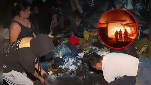 Nuevo incendio arrasa con mercado Nueva Esperanza tras presunto ataque extorsivo: al menos 20 puestos sufrieron daños
