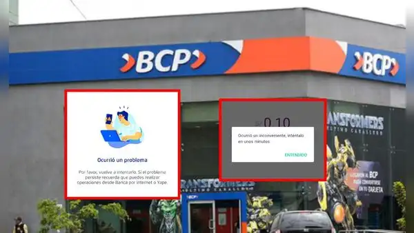 Reportaron caída de BCP y Yape: usuarios no pudieron acceder al app ni realizar transferencias