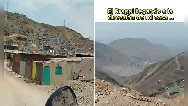Repartidor estalla de ira al llegar a la cima de cerro en Lima para entregar pedido: “No trabajo más”