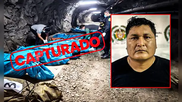 Capturan a “Cuchillo”, presunto asesino de mineros en Pataz, en aeropuerto de Colombia