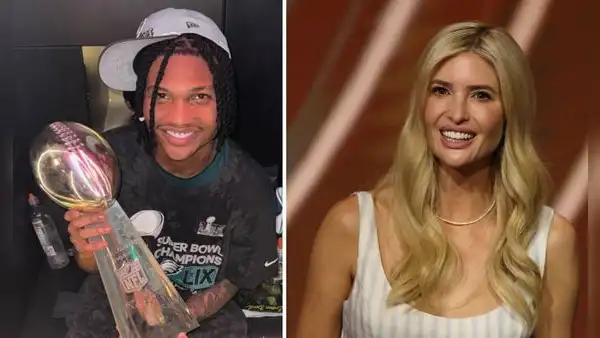 ¿Fan enamorado? Esquinero de Eagles, Eli Ricks, responde a Ivanka Trump con coqueto mensaje