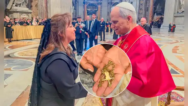 Cruz de Motupe que entregó Dina Boluarte al papa León XIV era un regalo de Lambayeque