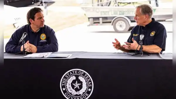 Ron DeSantis y Greg Abbott unen fuerzas contra inmigrantes: Florida y Texas planean redadas masivas de ICE