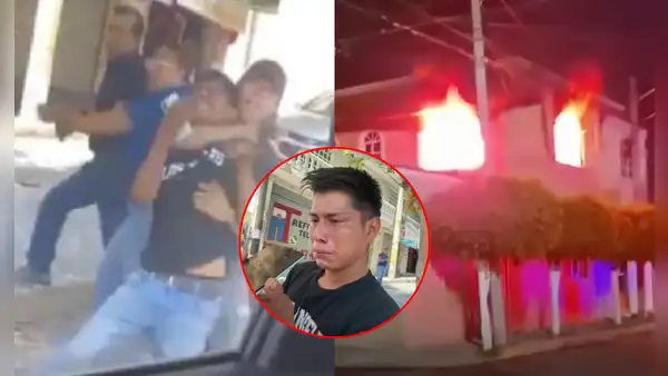 Misael, el joven mexicano que fue brutalmente agredido por negociantes: vecinos quemaron auto, negocio y casa de los agresores
