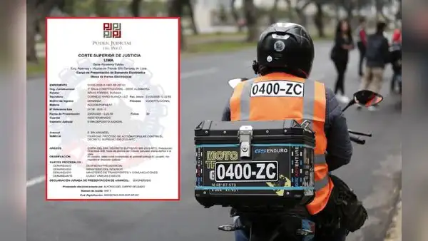 Motociclistas presentan demanda judicial para anular decreto que obliga uso de chalecos con placa