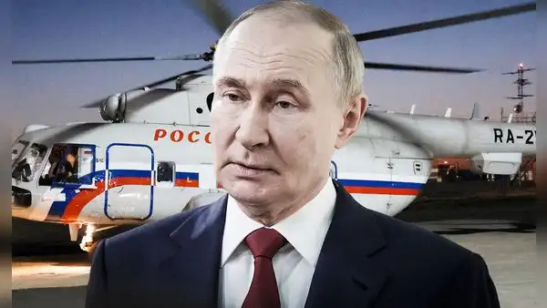 Helicóptero de Vladímir Putin habría sido atacado por masivo grupo de drones ucranianos en Kursk