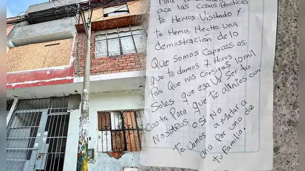 Extorsionadores dejan carta con amenaza y lanzan explosivo en vivienda de Los Olivos: “Tienes 7 horas para conseguir S/10.000”