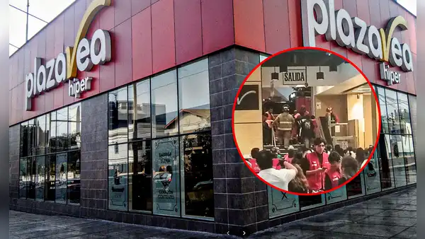 Cae ascensor de sede de Plaza Vea en Miraflores y deja herida a una mujer adulta mayor