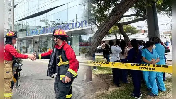 Incendio en la Clínica Internacional de San Borja: evacúan a pacientes tras alerta de siniestro