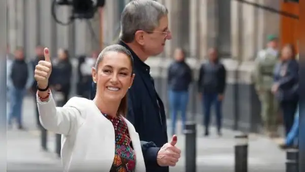 Claudia Sheinbaum vota en histórica elección judicial y celebra la participación ciudadana con un: “¡Viva la democracia!
